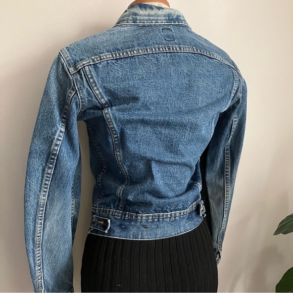 Vintage Cropped Lee Denim Jacket - Picture 10 of 10